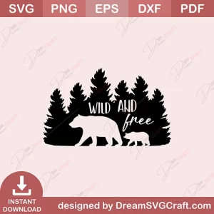 Wild And Free SVG