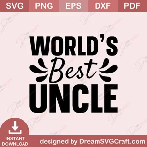 Worlds Best Uncle SVG
