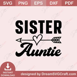 Sister Auntie SVG