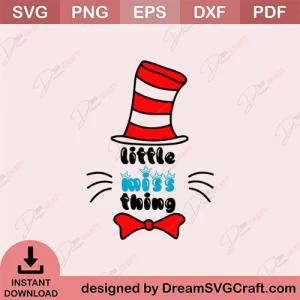Little Miss Thing SVG