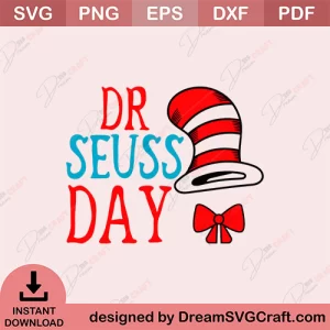 Dr Seuss Day SVG