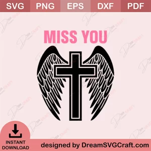 Miss You SVG