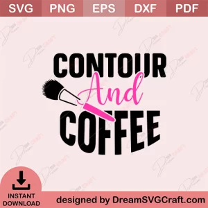 Contour And Coffee SVG