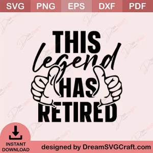 This Legend Has Retired SVG