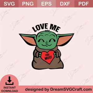 Love Me You Must SVG