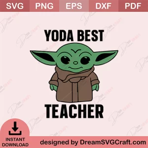 Yoda Best Teacher SVG