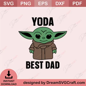Yoda Best Dad SVG
