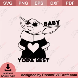 Baby Yoda Best SVG