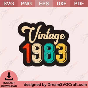 Vintage 1983 SVG