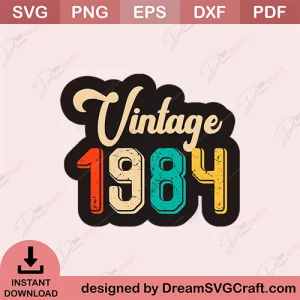 Vintage 1984 SVG