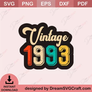 Vintage 1993 SVG