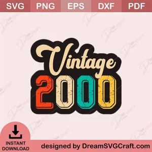 Vintage 2000 SVG