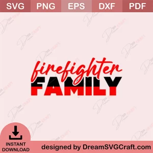 Firefighter Family SVG