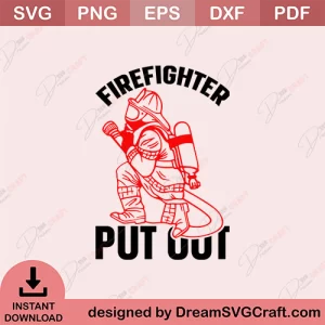 Firefighter Put Out SVG