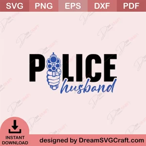 Police Husband SVG