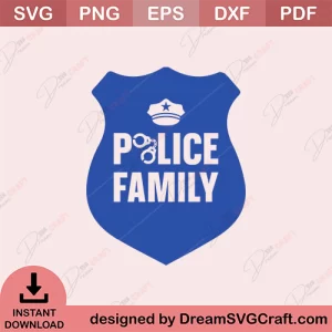 Police Family SVG
