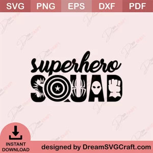 Superhero Squad SVG