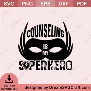 Counseling Is My Superhero SVG