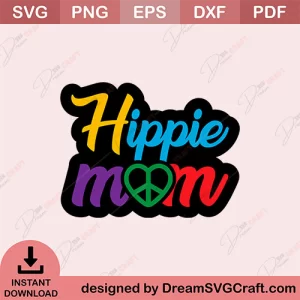 Hippie Mom SVG