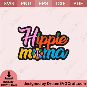Hippie Mama SVG