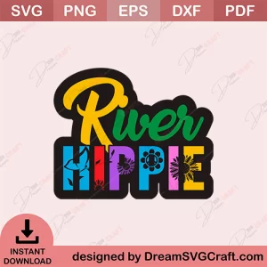 River Hippie SVG