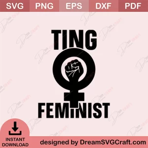 Ting Feminist SVG