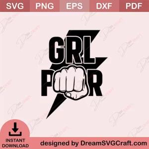Girl Power SVG