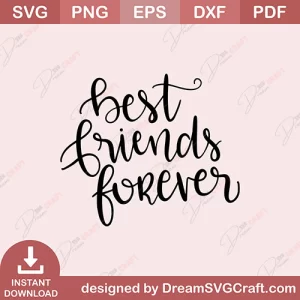 Best Friend Forever SVG