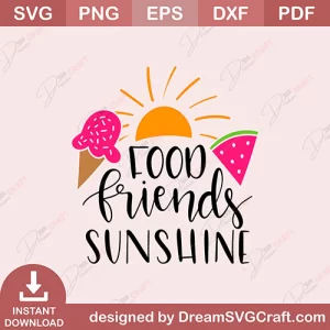 Food Friends Sunshine SVG