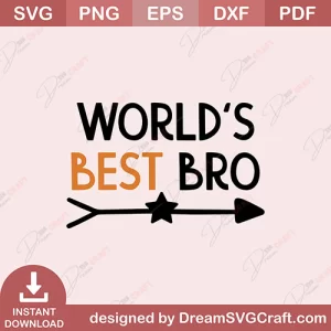 Worlds Best Bro SVG