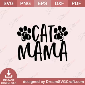 Cat Mama SVG