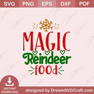Magic Reindeer Food SVG