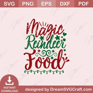 Magic Reindeer Food SVG