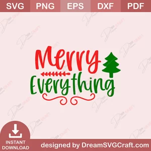 Merry Everything SVG