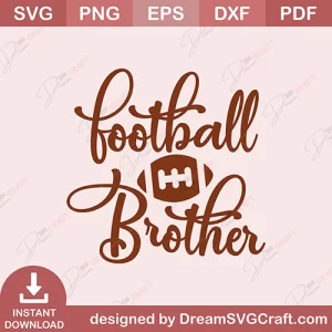 Football Brother SVG