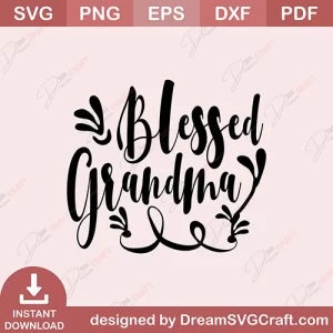 Blessed Grandma SVG