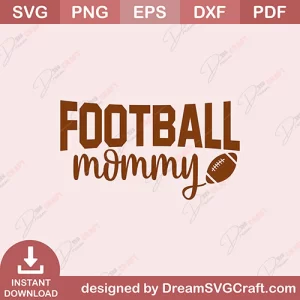 Football Mommy SVG