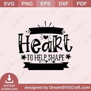 Heart To Help Shape SVG