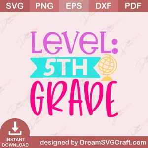 Level 5th Grade SVG