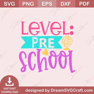 Level Pre School SVG