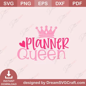 Planner Queen SVG