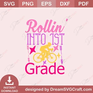 Rollin Into 1st Grade SVG