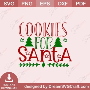 Cookies For Santa SVG