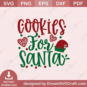 Cookies For Santa SVG