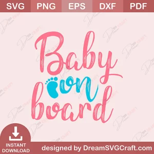 Baby On Board SVG