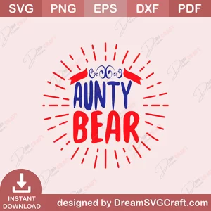 Aunty Bear SVG