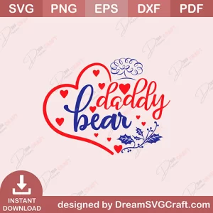 Daddy Bear SVG