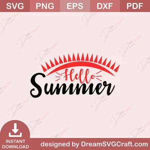 Hello Summer SVG