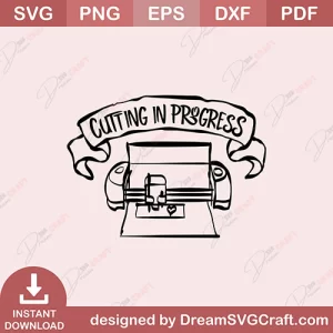 Cutting In Progress SVG