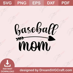 Baseball Mom SVG